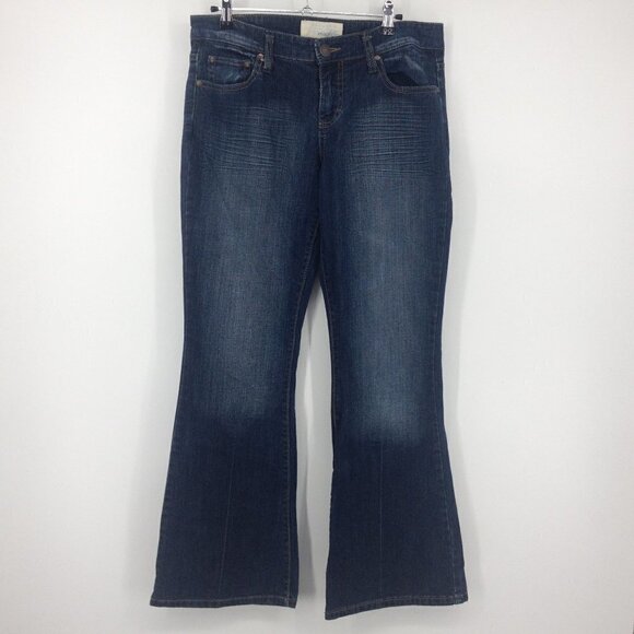 Maurices Dark Wash Molli Flare Jeans - Picture 3 of 6